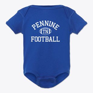 Pennine Tennessee Football Baby Onesie