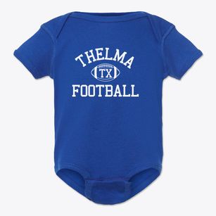 Thelma Texas Football Baby Onesie