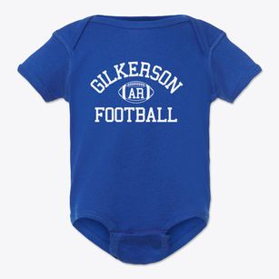 Gilkerson Arkansas Football Baby Onesie