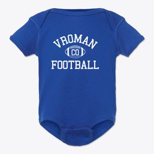 Vroman Colorado Football Baby Onesie