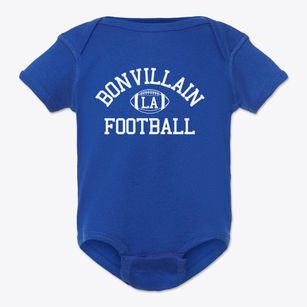 Bonvillain Louisiana Football Baby Onesie