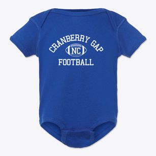 Cranberry Gap North Carolina Football Baby Onesie