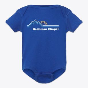 Bachman Chapel South Carolina Mountain View Baby Onesie