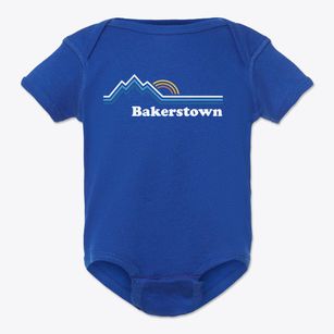 Bakerstown Pennsylvania Mountain View Baby Onesie