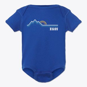 Iliff Colorado Mountain View Baby Onesie