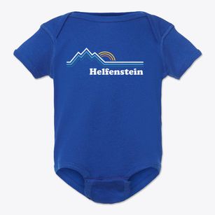 Helfenstein Pennsylvania Mountain View Baby Onesie