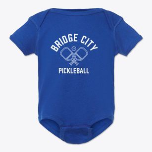 Bridge City Louisiana Pickleball Baby Onesie