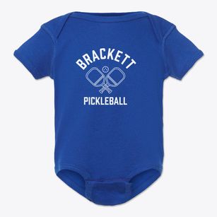 Brackett Wisconsin Pickleball Baby Onesie