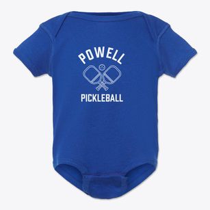 Powell Wyoming Pickleball Baby Onesie