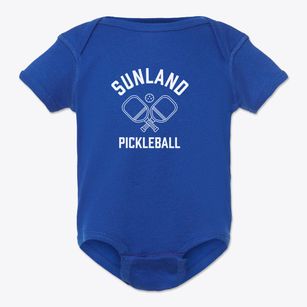 Sunland Kansas Pickleball Baby Onesie
