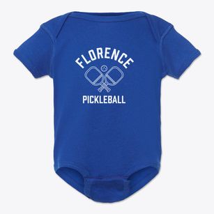 Florence Mississippi Pickleball Baby Onesie