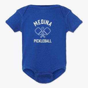 Medina Washington Pickleball Baby Onesie