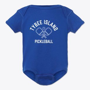 Tybee Island Georgia Pickleball Baby Onesie