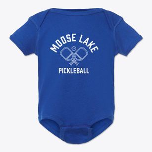 Moose Lake Minnesota Pickleball Baby Onesie