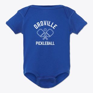 Oroville California Pickleball Baby Onesie