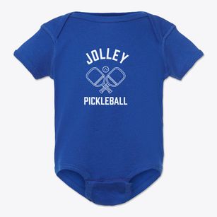 Jolley Iowa Pickleball Baby Onesie