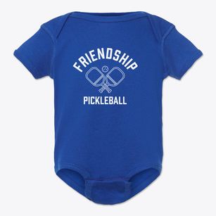 Friendship Oklahoma Pickleball Baby Onesie