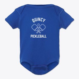 Quincy Oregon Pickleball Baby Onesie