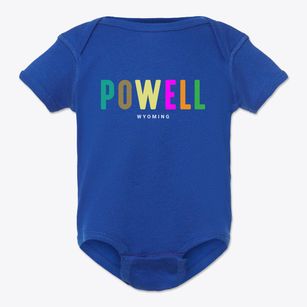 Powell Wyoming Color Pop Baby Onesie
