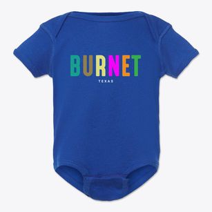 Burnet Texas Color Pop Baby Onesie