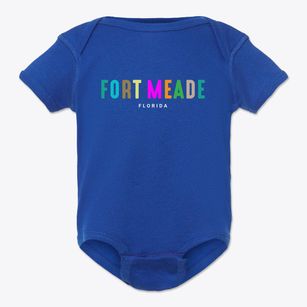 Fort Meade Florida Color Pop Baby Onesie