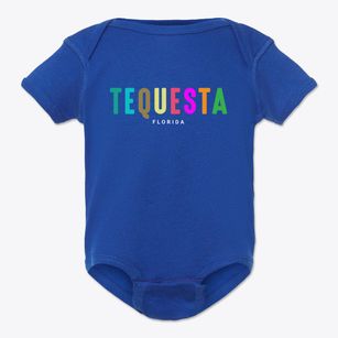 Tequesta Florida Color Pop Baby Onesie