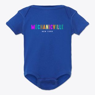 Mechanicville New York Color Pop Baby Onesie