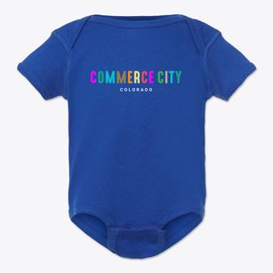Commerce City Colorado Color Pop Baby Onesie