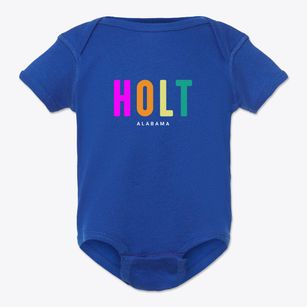 Holt Alabama Color Pop Baby Onesie