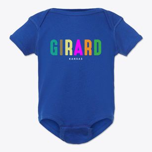 Girard Kansas Color Pop Baby Onesie