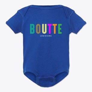 Boutte Louisiana Color Pop Baby Onesie