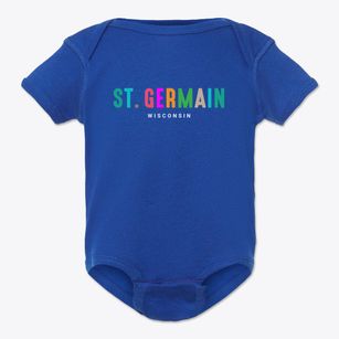 St. Germain Wisconsin Color Pop Baby Onesie