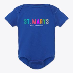 St. Marys West Virginia Color Pop Baby Onesie