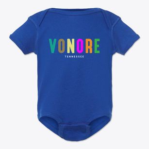 Vonore Tennessee Color Pop Baby Onesie