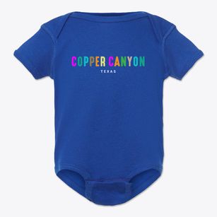 Copper Canyon Texas Color Pop Baby Onesie