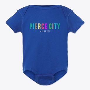Pierce City Missouri Color Pop Baby Onesie