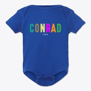 Conrad Iowa Color Pop Baby Onesie
