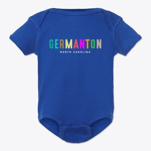 Germanton North Carolina Color Pop Baby Onesie
