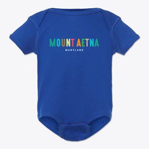 Mount Aetna Maryland Color Pop Baby Onesie