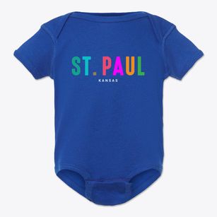 St. Paul Kansas Color Pop Baby Onesie