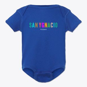 San Ygnacio Texas Color Pop Baby Onesie