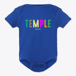 Temple Maine Color Pop Baby Onesie