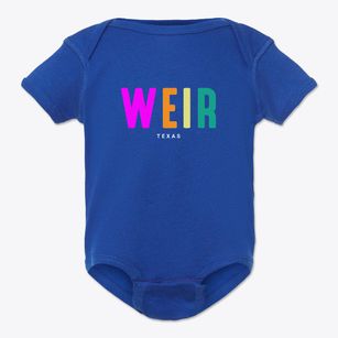 Weir Texas Color Pop Baby Onesie
