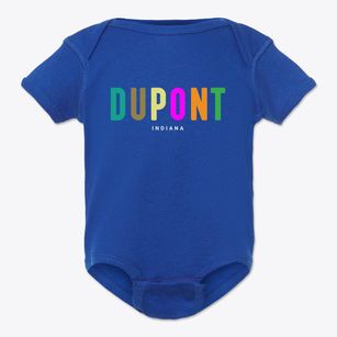 Dupont Indiana Color Pop Baby Onesie