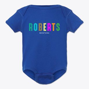 Roberts Montana Color Pop Baby Onesie