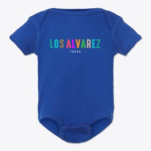 Los Alvarez Texas Color Pop Baby Onesie