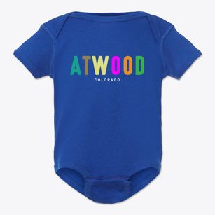 Atwood Colorado Color Pop Baby Onesie