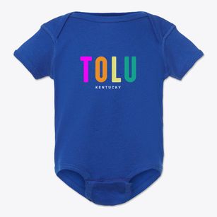 Tolu Kentucky Color Pop Baby Onesie
