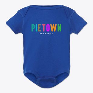 Pie Town New Mexico Color Pop Baby Onesie
