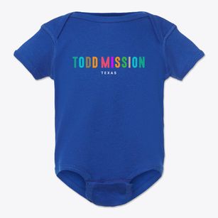 Todd Mission Texas Color Pop Baby Onesie